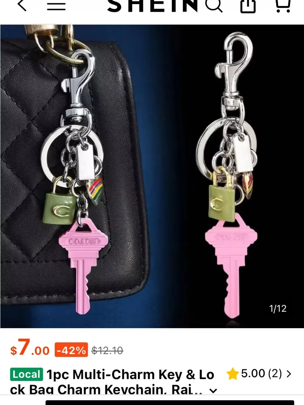 Coach key chains- BEWARE